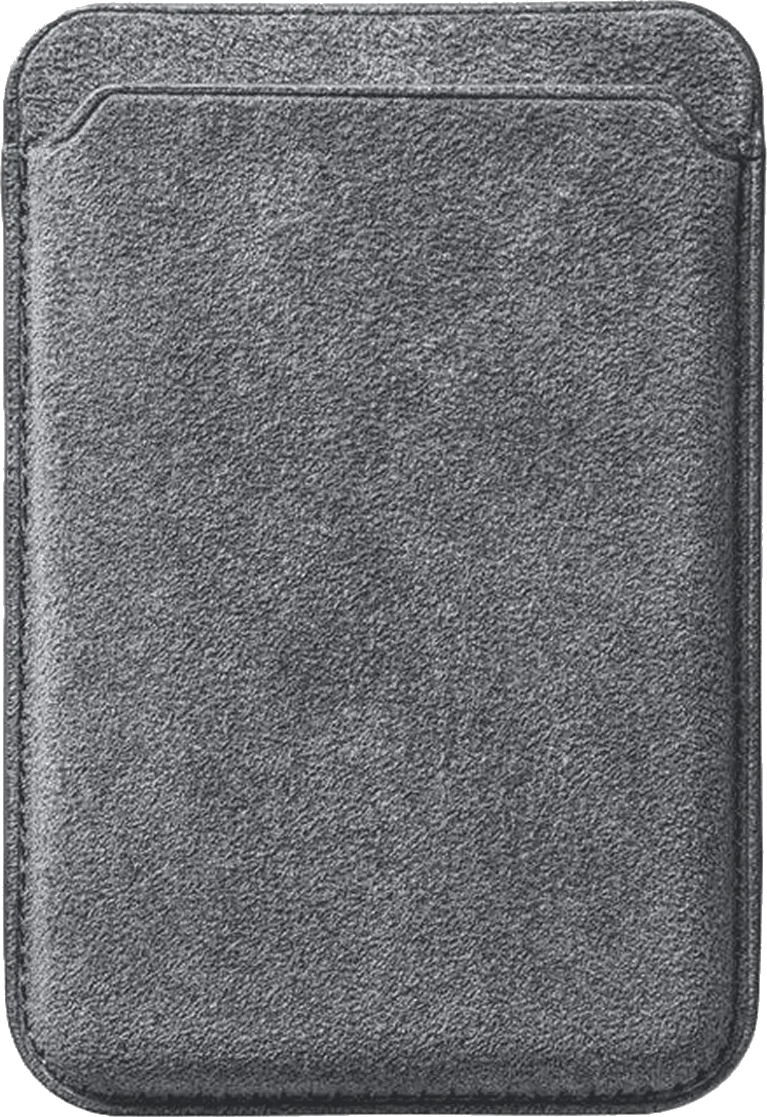 Nardo Gray Alcantara cardholder