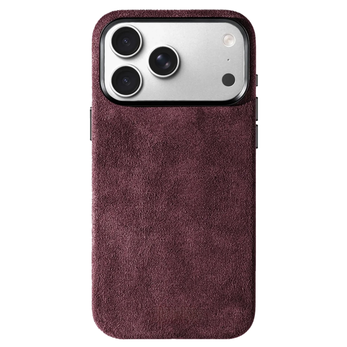 MONVARA Alcantara case in Wine Red